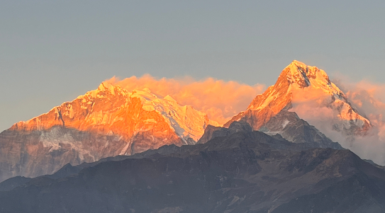 Hike from Ghorepani to Poon Hill and then to Tadapani