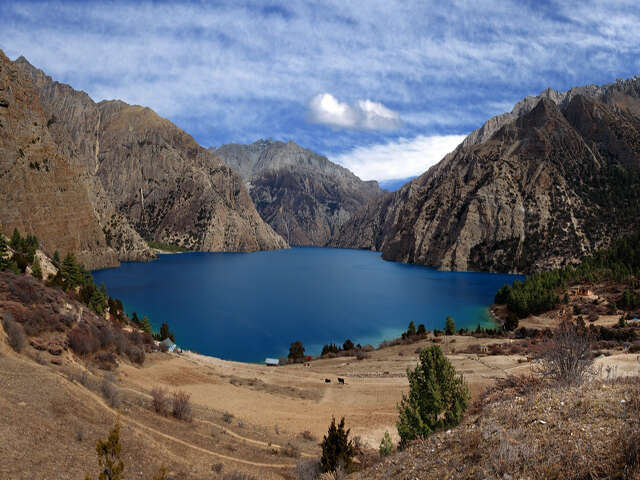 Trek to Phoksundo Lake  3,611m from Ringmo 3,600m