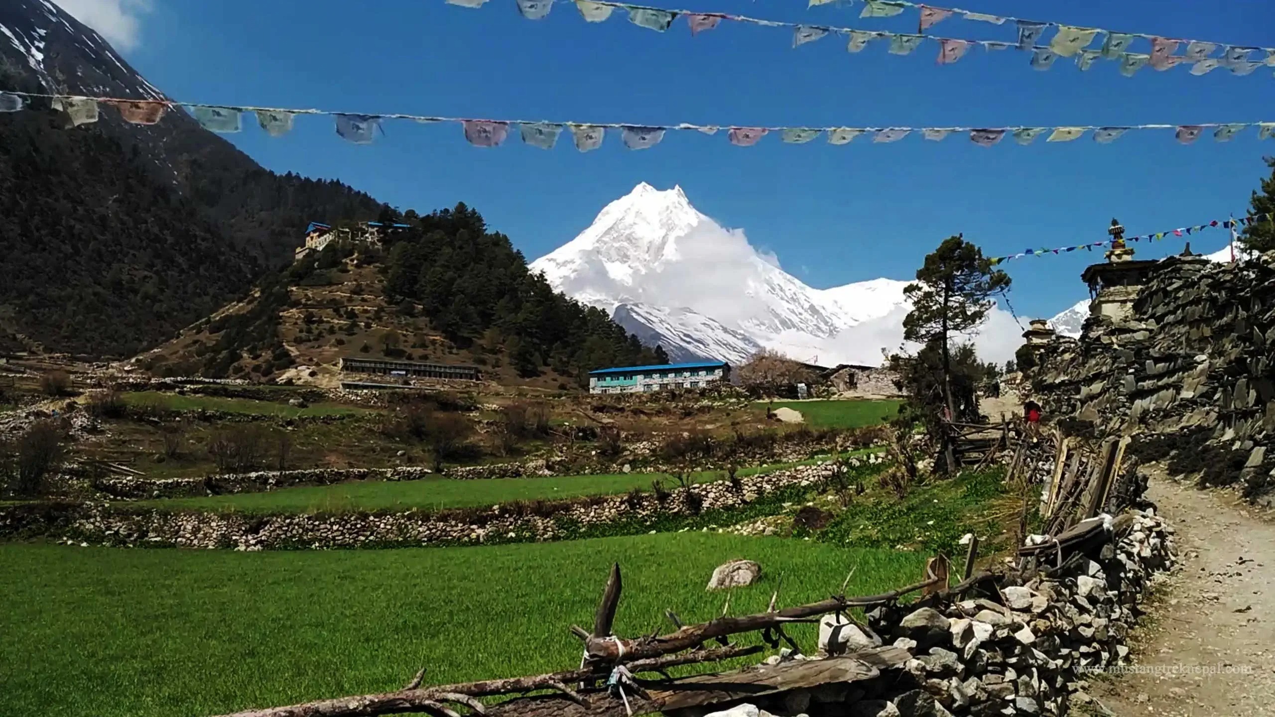 Trek from Jagat to Deng (1,340-1,860m)