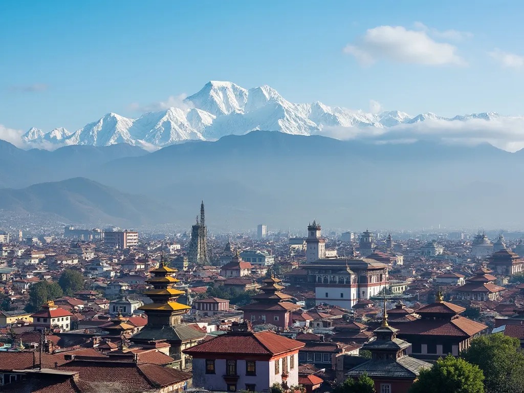 Permit work and day tours in Kathmandu(1400m)