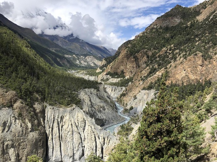 Trek from Chame to Upper Pisang (2,610-3,300m)